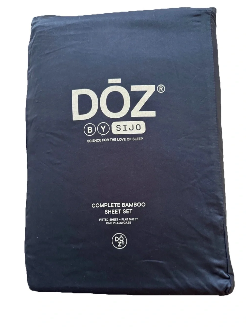 NWT Twin Sz Sijo DOZ Bamboo Sheet Set 3 PC Sapphire Blue